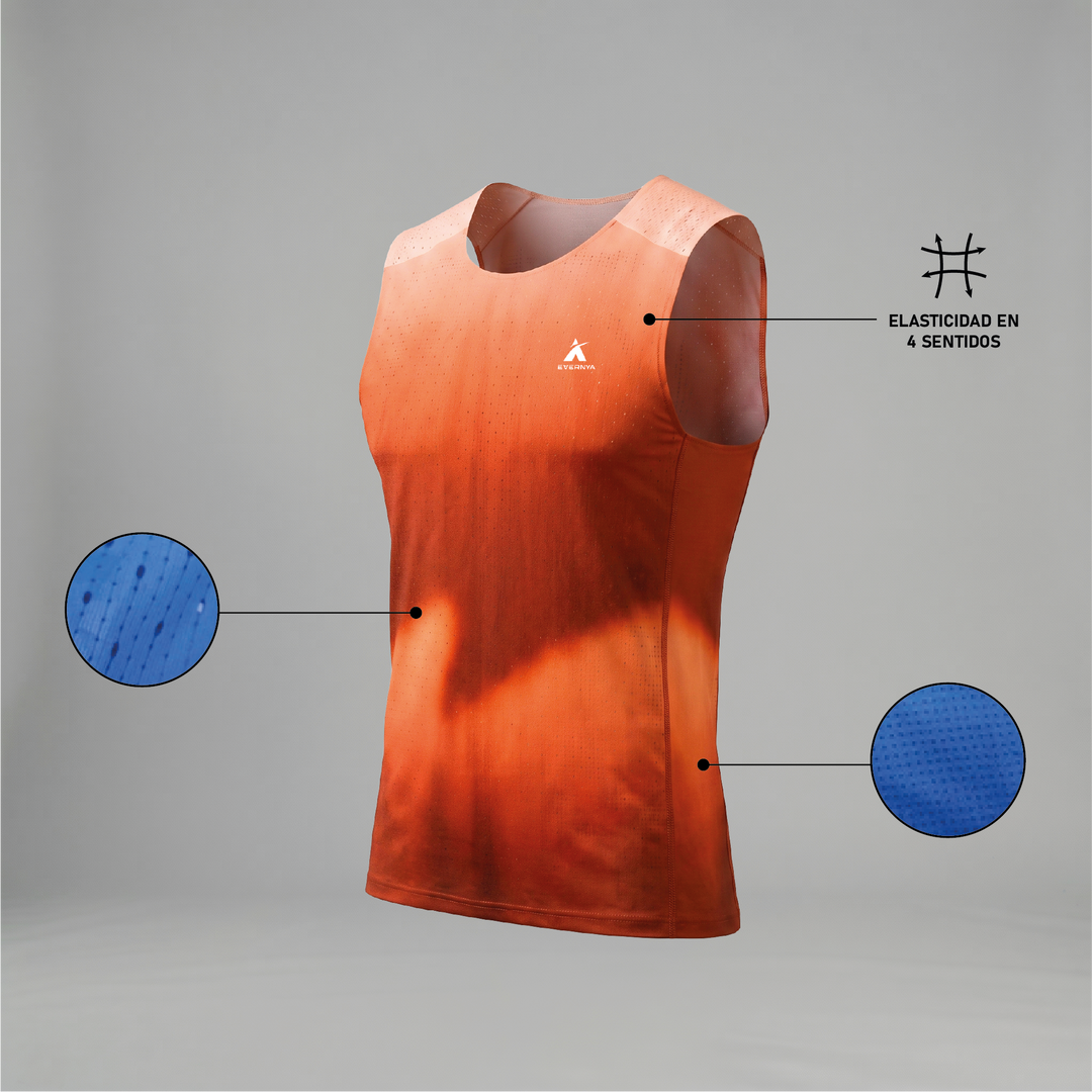 CAMISETA DE TIRANTES EVY LAB OBSIDIAN