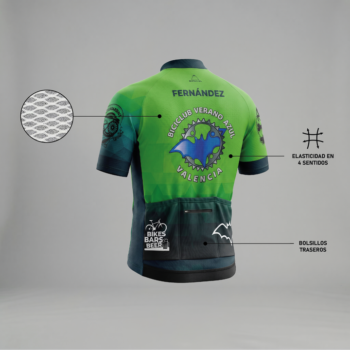 Cycling jersey gold