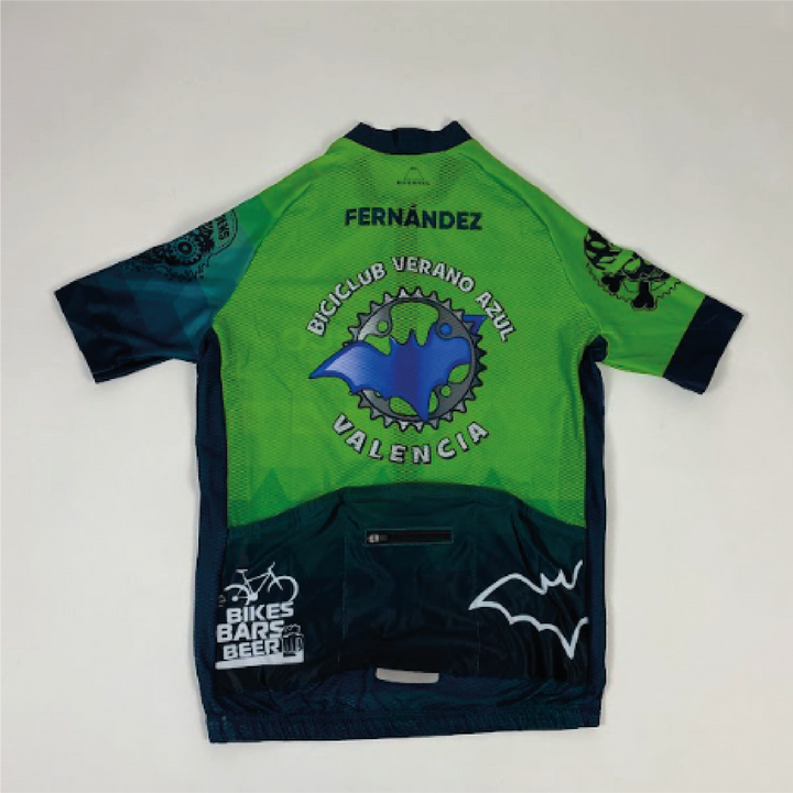 Cycling jersey gold