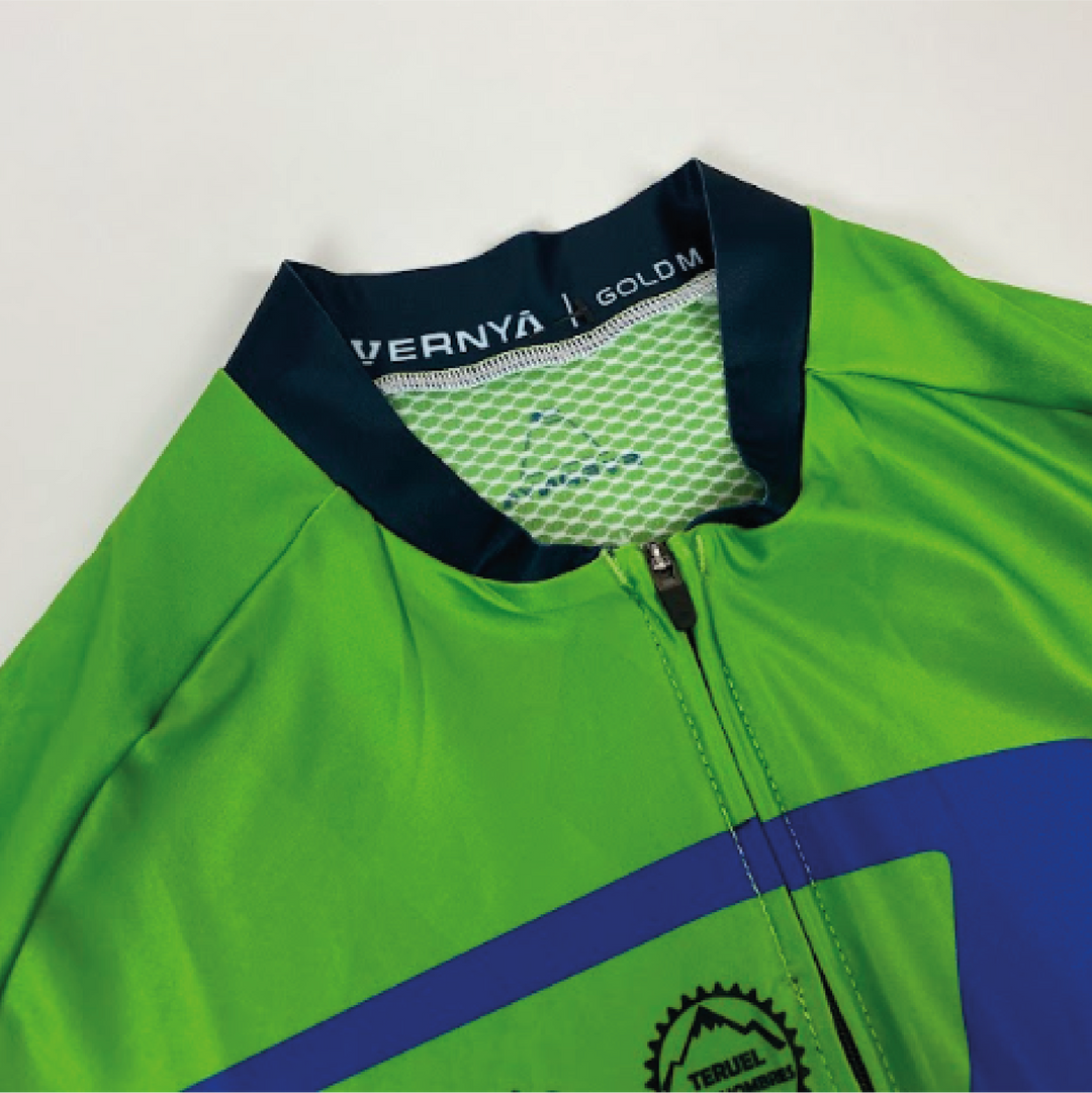 Cycling jersey gold